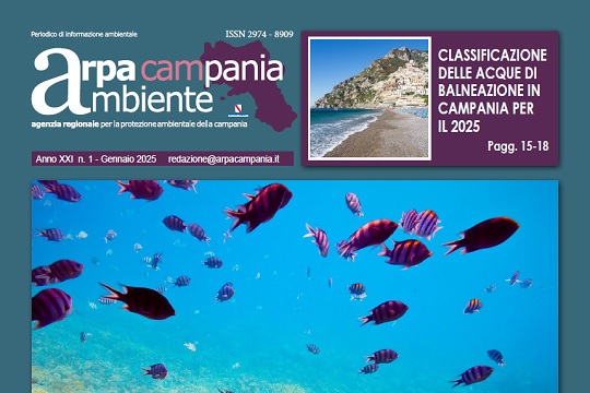 E' on line il nuovo numero del magazine "Arpa Campania Ambiente" - Gennaio 2025