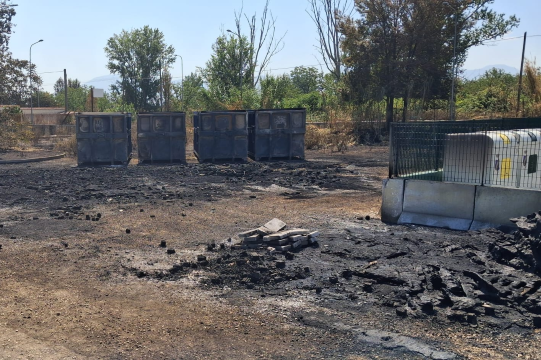 Incendio a San Giuseppe Vesuviano (Na) dello scorso 9 agosto, risultati monitoraggio diossine